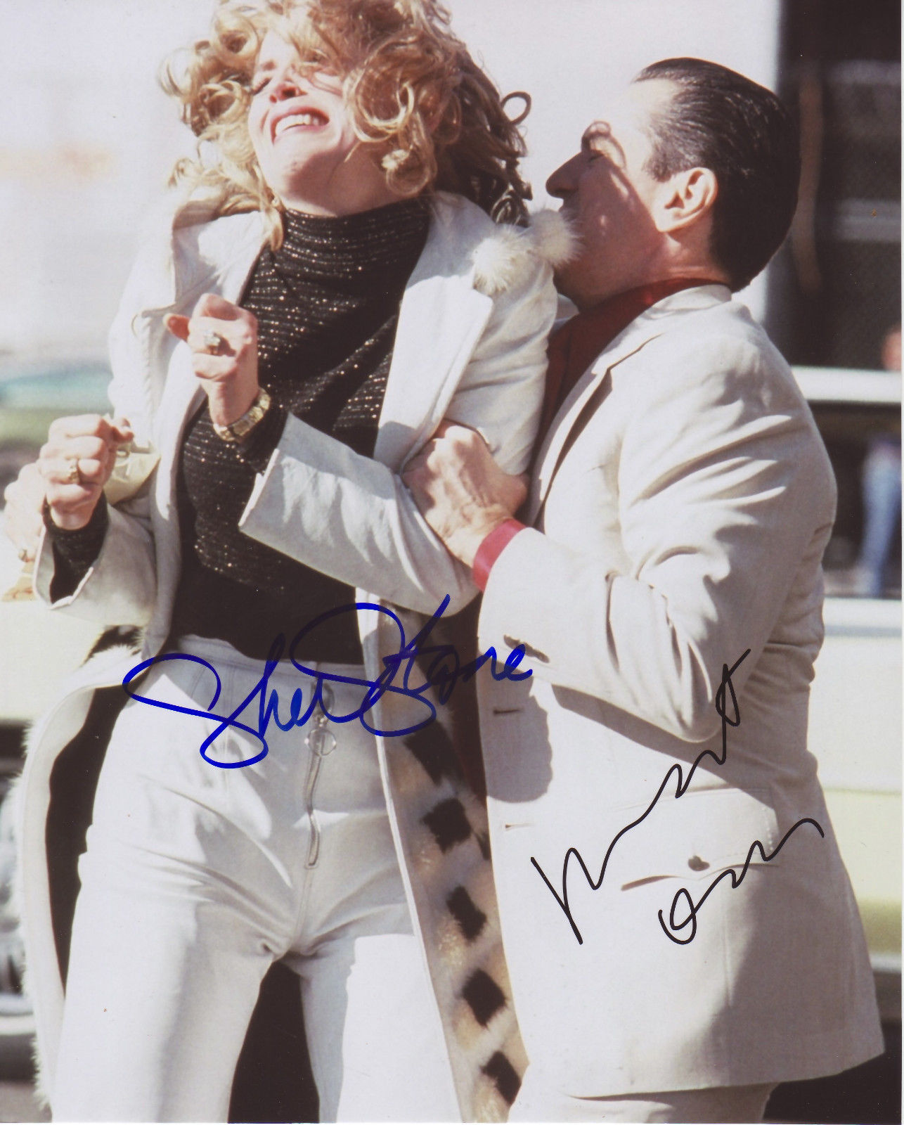 CASINO - ROBERT DENIRO & SHARON STONE AUTOGRAPH SIGNED PP Photo Poster painting POSTER