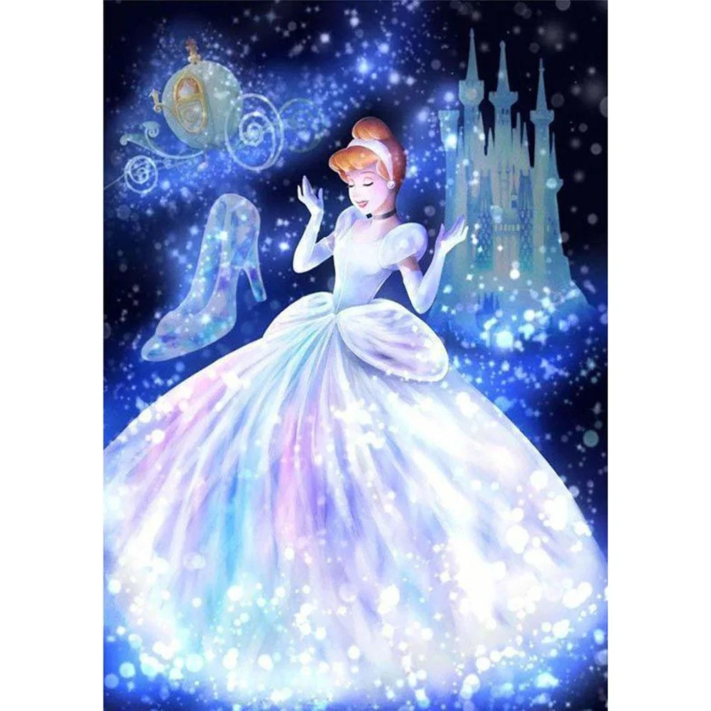 Diamond Painting - Full Round Drill - Cinderella(30*40cm)