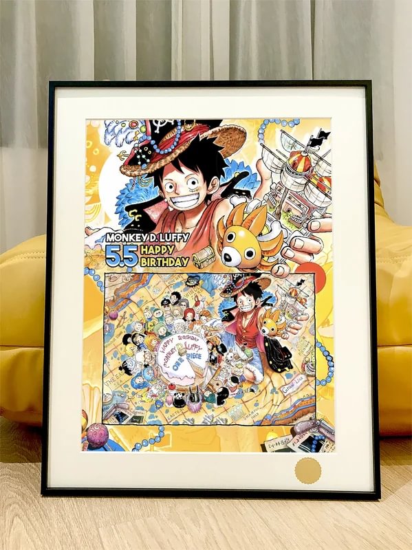 Luffy Art Print - One Piece | Xingkong Studio