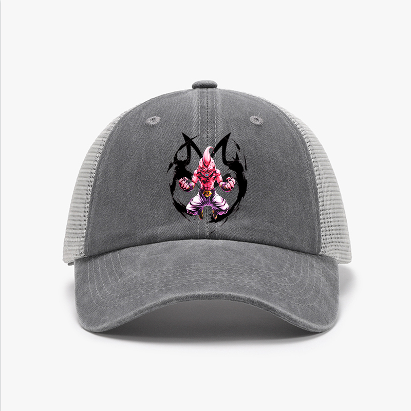 Unisex Dragon Ball BUU Printed Mesh Baseball Cap