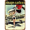 Airplane Girl - Vintage Metal Signs(12*16Inch) - Vehicle