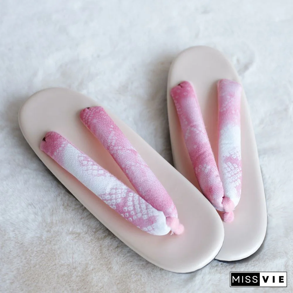 Print Japanese Kimono Slippers