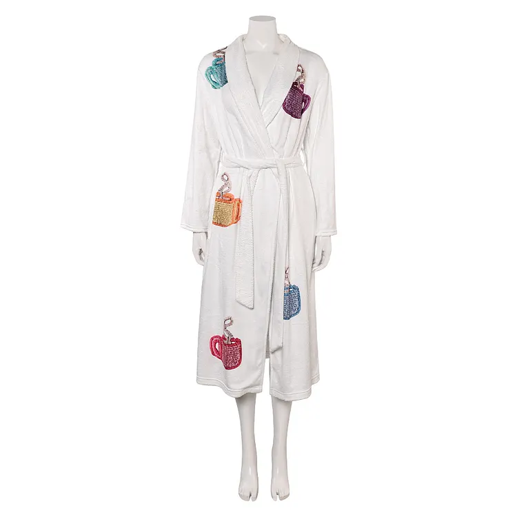 Fight Club The Narrator White Mug Bathrobe Outfits&nbsp;Cosplay Costume&nbsp;