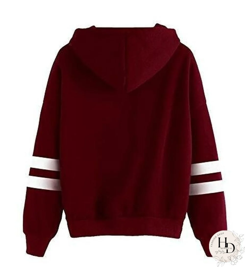 Fashion Love Gesture Style Hoodies Pullover Women Printed Casual Sport Outdoor Pocket Long Sleeve Hooded Sweatshirts Coat