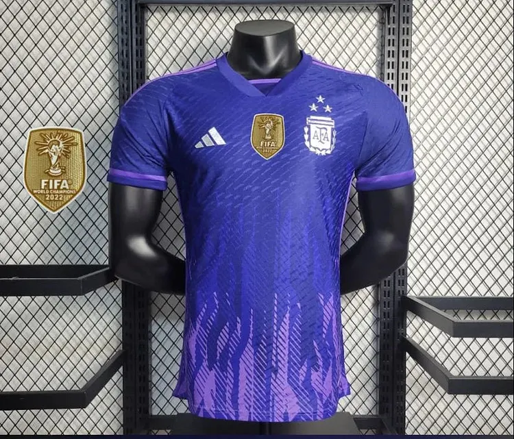 Argentina World Cup Soccer Shirt 2023, Argentina Away 3 Star Football Jersey