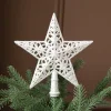 Beautiful Christmas's Tree Top Decor Hollow Star