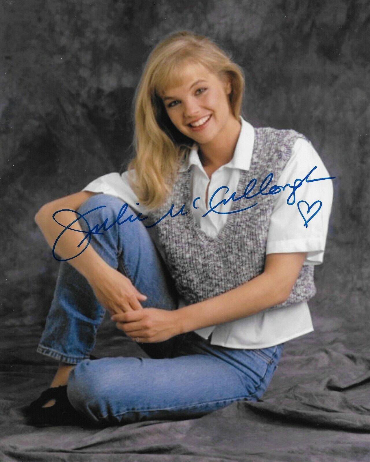 Julie McCullough Growing Pains Original Autographed 8x10 Photo Poster painting #3