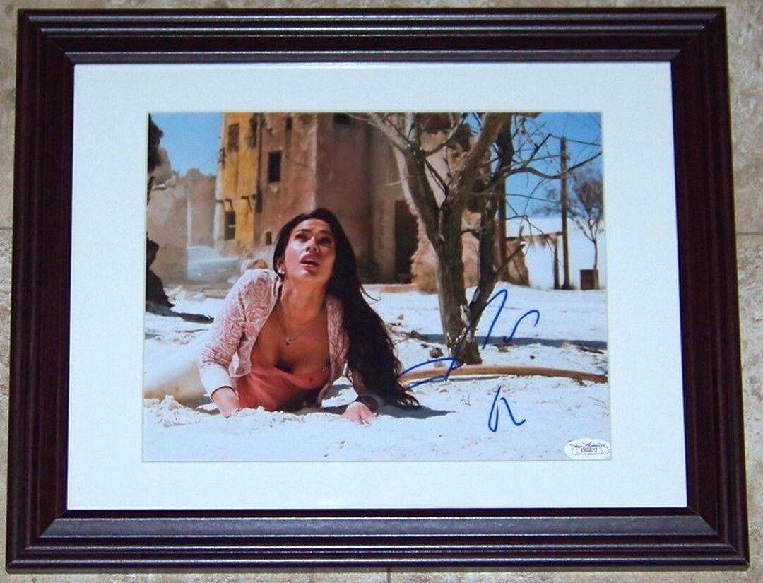 SUPER SALE! Megan Fox TRANSFORMERS Signed Autographed Framed 8x10 Photo Poster painting JSA COA!