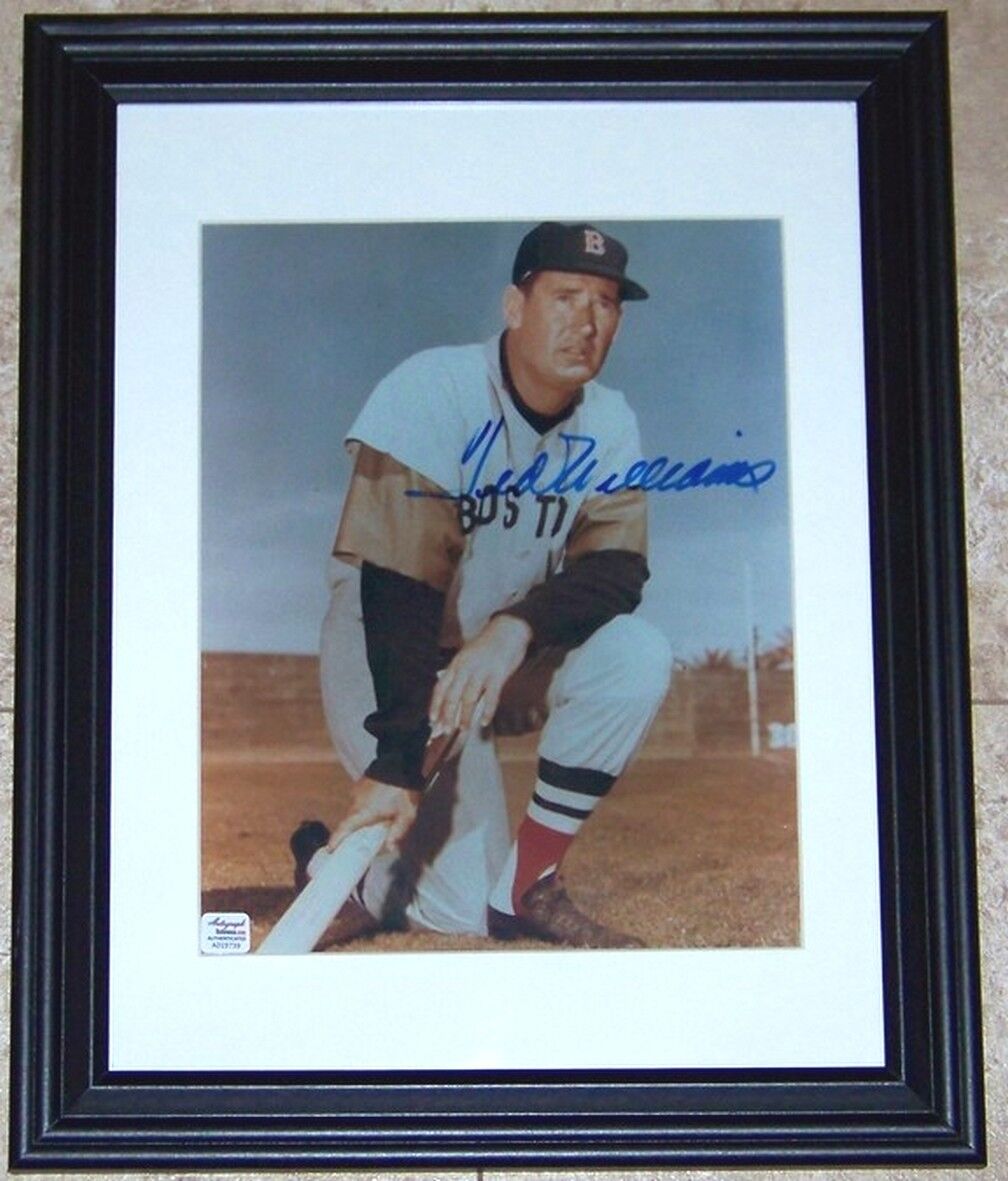 Ted Williams Signed Baseball Photo Poster painting Autograph Reference LOA PSA JSA BAS GUARANTEE