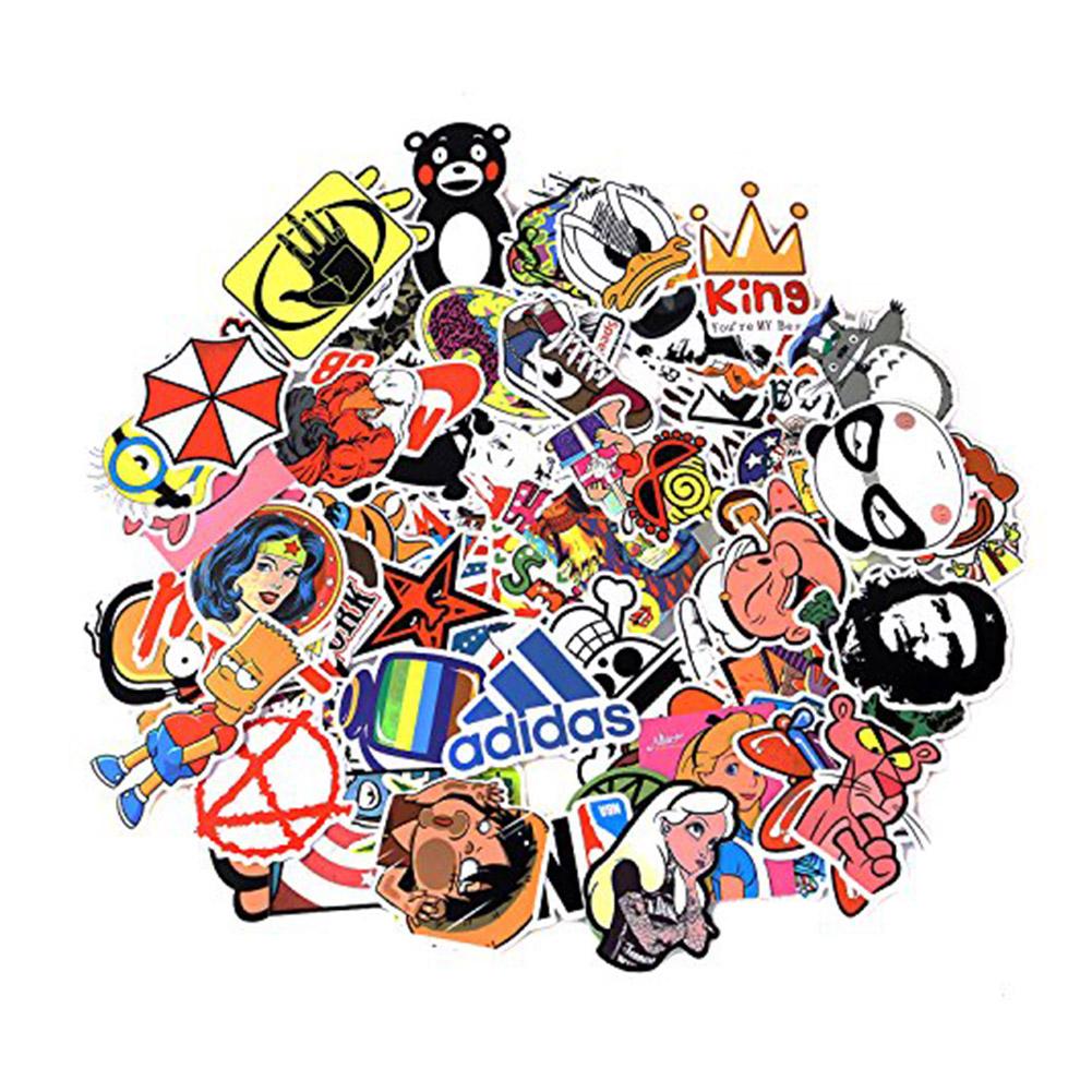 

Fun Doodle Toy Graffiti Sticker Waterproof DIY Stickers for Skateboard Car, 501 Original
