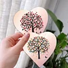 6pcs DIY Heart Tree Special Shape Diamond Painting Greeting Card Kit