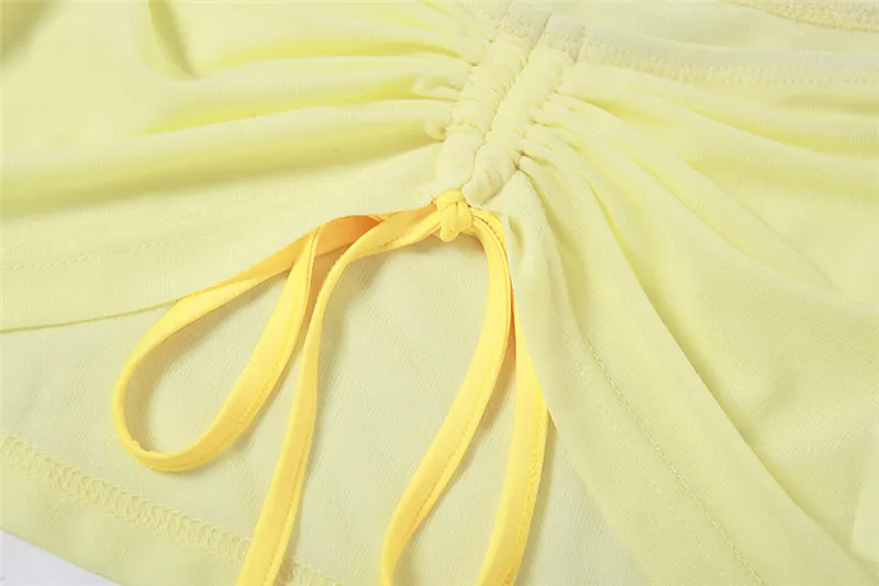 Halter Off Shoulder Skirt Set