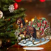 Acryl Weihnachtsgeschenk Carriag - 5d DIY Handwerk Ornament
