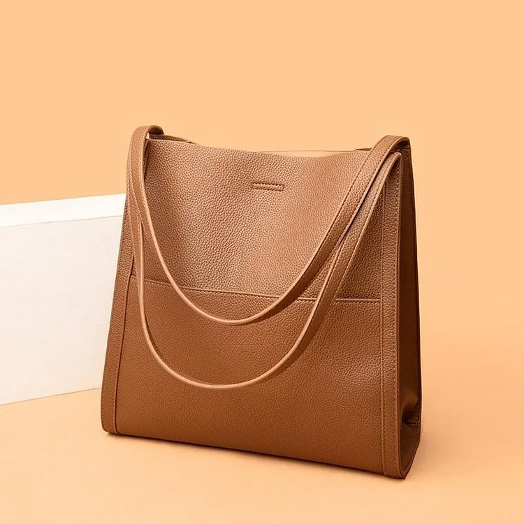 ⏰Last Day 49% OFF⏰Solid color genuine leather shoulder bag