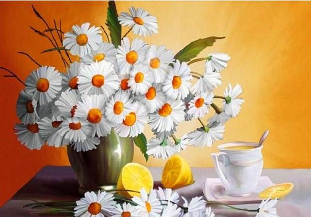 

Abstract Chamomile Vase – Paint By Numbers - 40*50CM, 501 Original