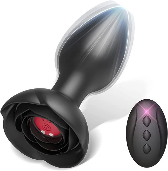 Rose Toy - Anal Vibrator Rose Sex Stimulator
