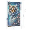 (40*70cm)Tiger - Full Round Drill Diamond Painting