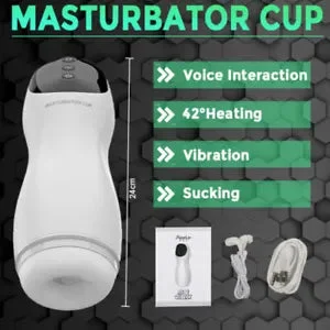 pornhint Pornhint Automatic Sucking Handsfree Male Masturbaters Cup Stroker Pocket-Pussy Sex Toys