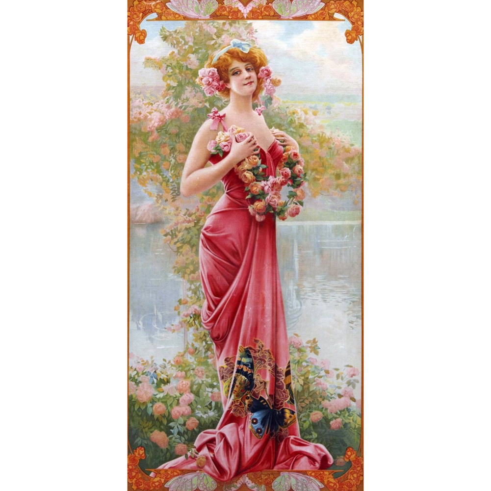 

Spanishwoman-Round Drill Diamond Painting-40*80CM, 501 Original