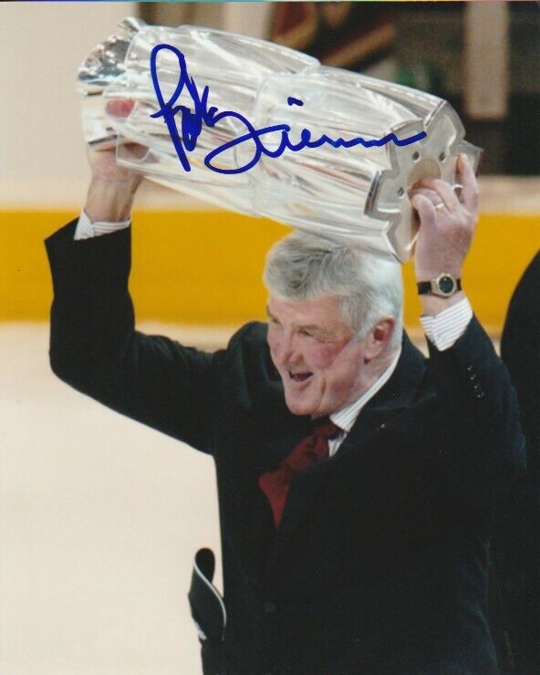 PAT QUINN SIGNED 2004 TEAM CANADA WORLD CUP of HOCKEY 8x10 Photo Poster painting! HHOF Autograph