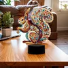 Diamond Painting Squirrel Night Light Lamp For Furniture Decoration