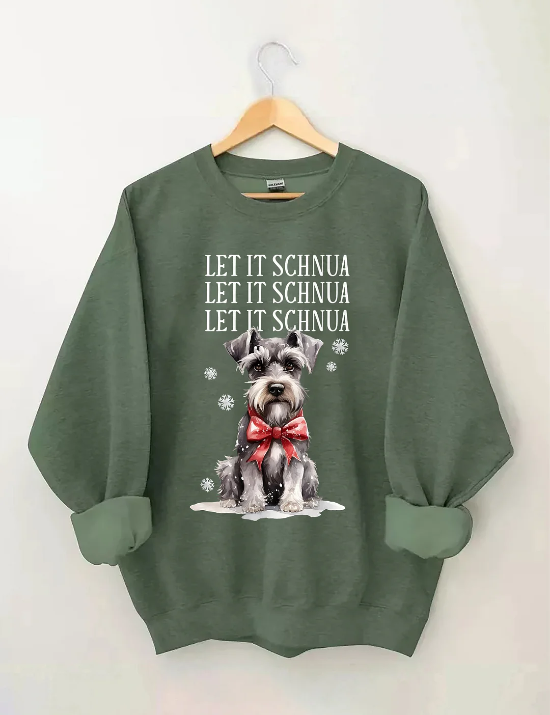 Schnauzer Christmas Sweatshirt