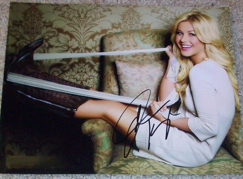 JULIANNE HOUGH FOOTLOOSE DANCING WITH THE STARS SIGNED 8x10 Photo Poster painting C w/PROOF