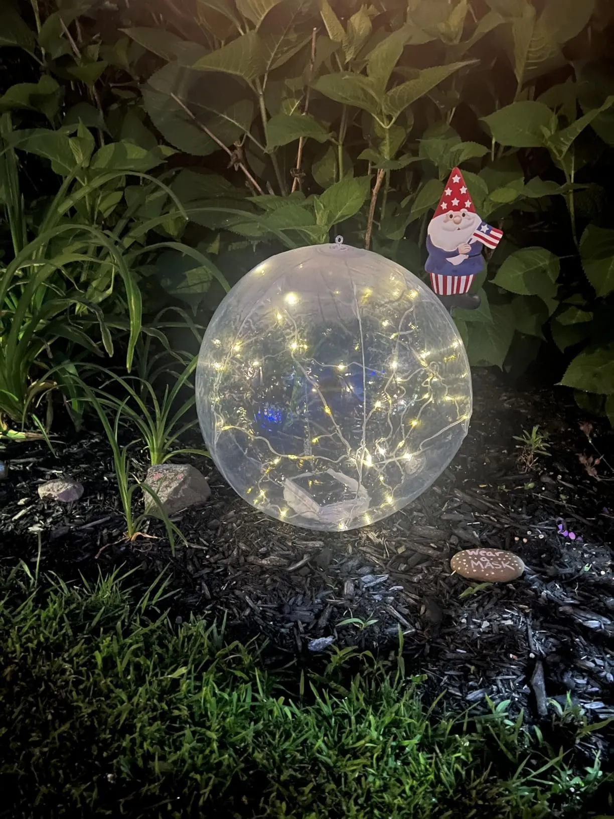 Unique solar light for the garden