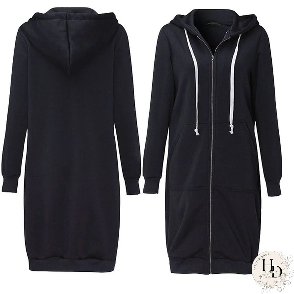 Plus Size Autumn Winter Women Cardigan Extra Long Thicken Velvet Jacket Loose Hoodie Coat