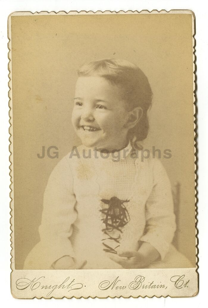 19th Century Children - 19th Century Cabinet Card Photo Poster paintinggraph - New Britain, CT