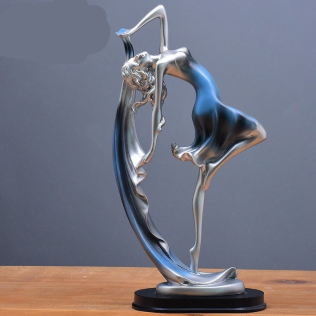 Modern Home Minimalist Dancing Girl Crafts Decoration