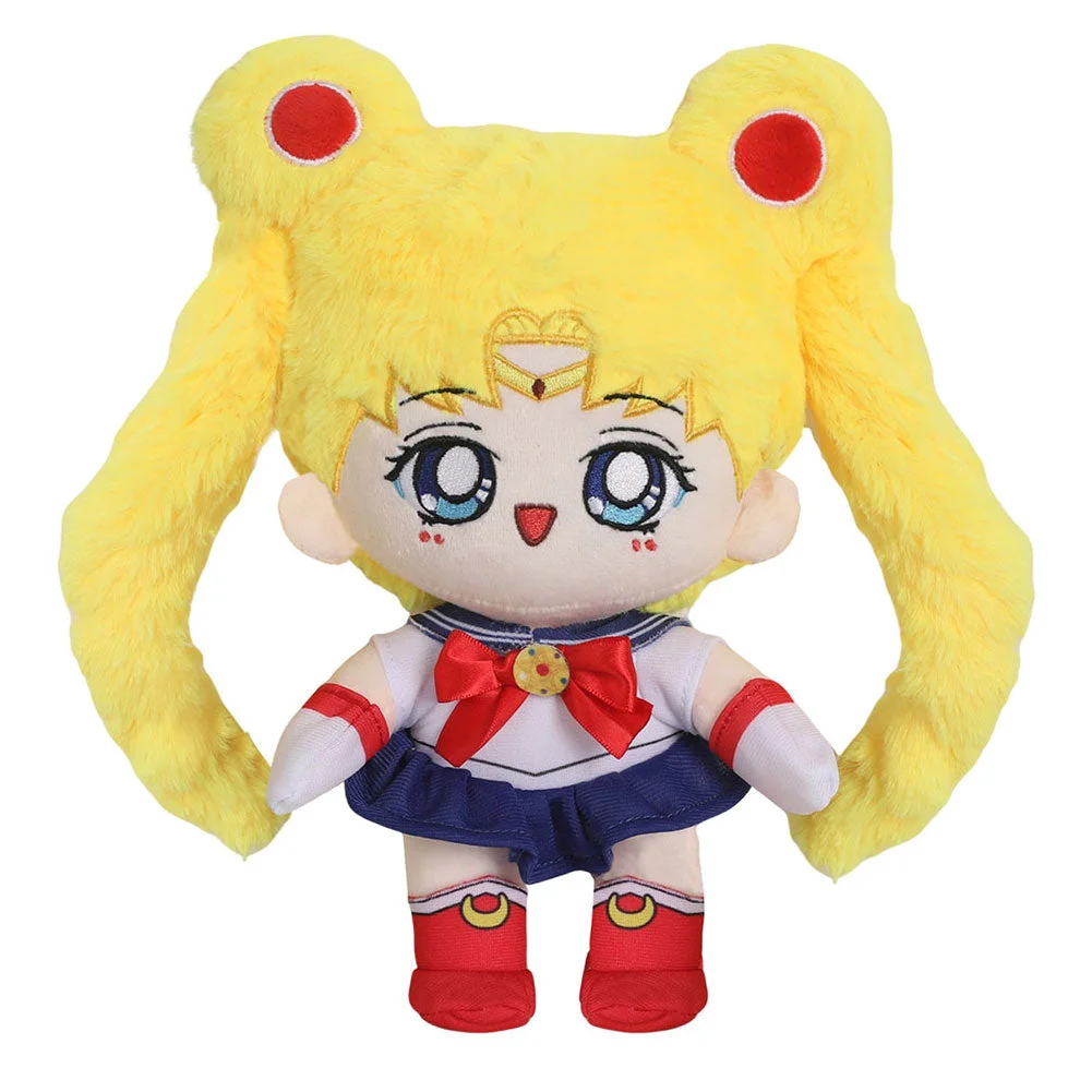 Anime Sailor Moon Yellow Cosplay Plush Toys Cartoon Soft Stuffed Dolls Mascot Birthday Xmas Gift-Coshduk