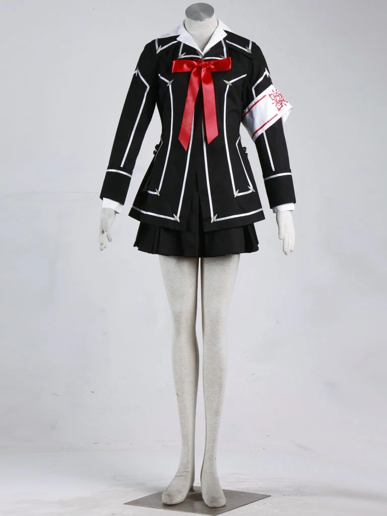 Vampire Knight Day Class Girl Kurosu Yuuki Cosplay Costume