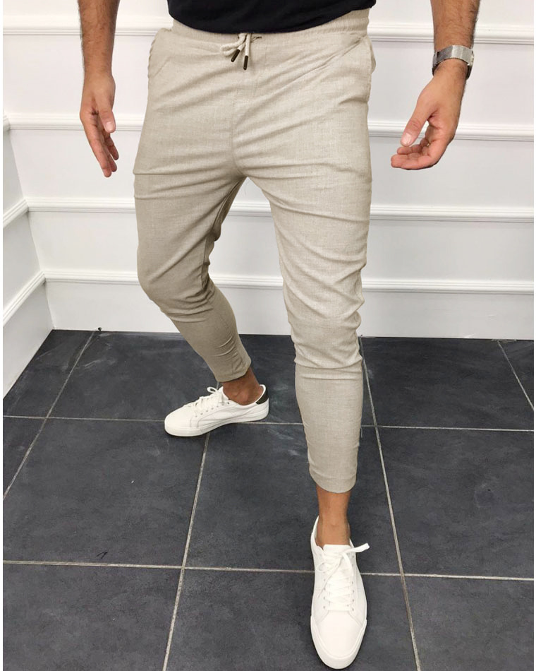 Men's Summer New Lace Up Casual Pants
