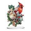 DIY Christmas Bird Santa Diamond Painting Ornaments