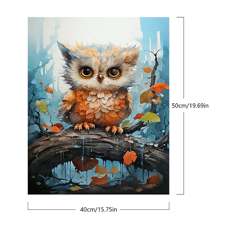 Great Horned Owl - Paint by Numbers