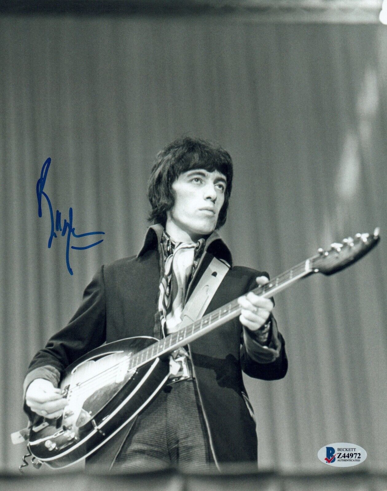 Bill Wyman Signed Autographed 8x10 Photo Poster painting The Rolling Stones Beckett BAS COA