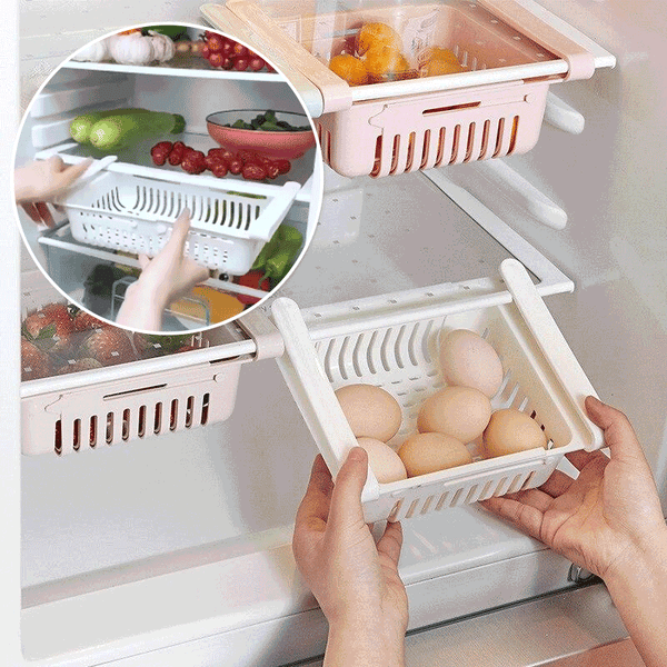 Refridgerator Rectangle 🔥Last day 48% OFF-Retractable Fridge Organizer