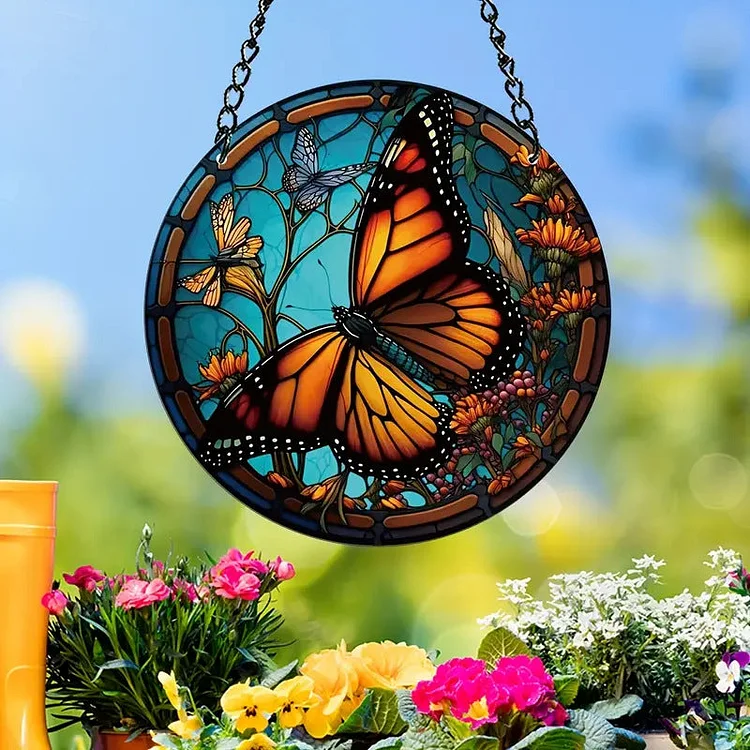 Butterfly - Suncatcher Hanging Ornament WH008