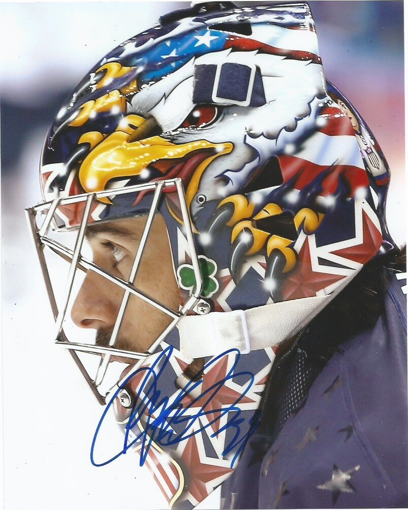 Team USA Ryan Miller Signed Autographed 8x10 Photo Poster painting COA D