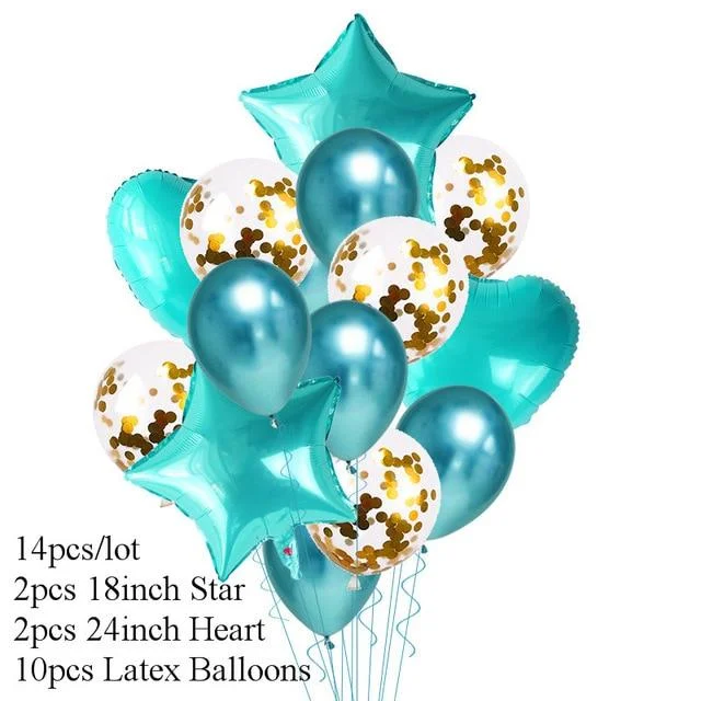 7/11/13/19 Tubes Balloon Stand Holder Column Confetti Balloons Happy Birthday Ballon Kids Baby Shower Wedding Party Decoration
