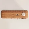 Vintage Sleep Sound Machine Sunrise Simulation Wake-up Alarm Clock Bedside Night Light Imitation Wood Grain White Noise Sound Machine
