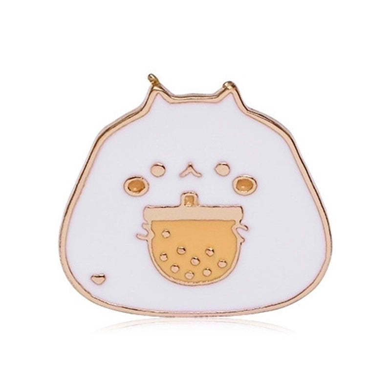 Cartoon Style Cute Cowboy Style Animal Alloy Stoving Varnish Plating Kid’s Unisex Brooches Collar Pin