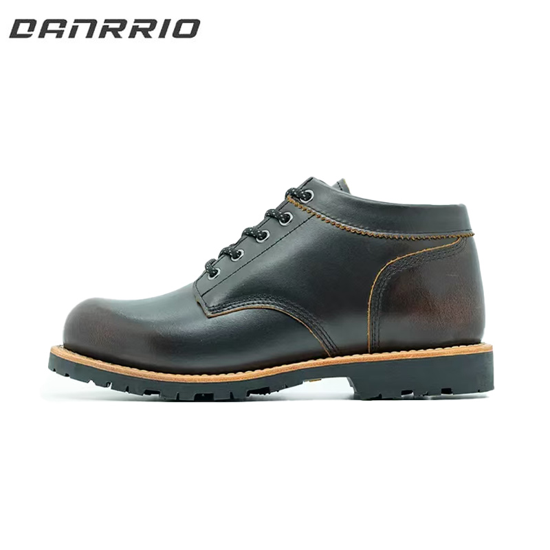 DANRRIO Vintage Cowhide Cargo British Style Leather Shoes DANRRIO.COM DANRRIO