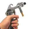 Sandblaster Air Siphon Feed Blast Gun with 1 Metal + 4 Ceramic Nozzle Tips