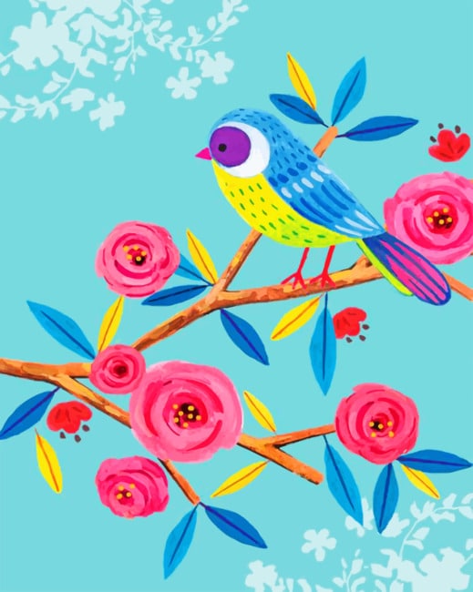 

Blue Bird – Illustration Paint By Numbers - 40*50CM, 501 Original