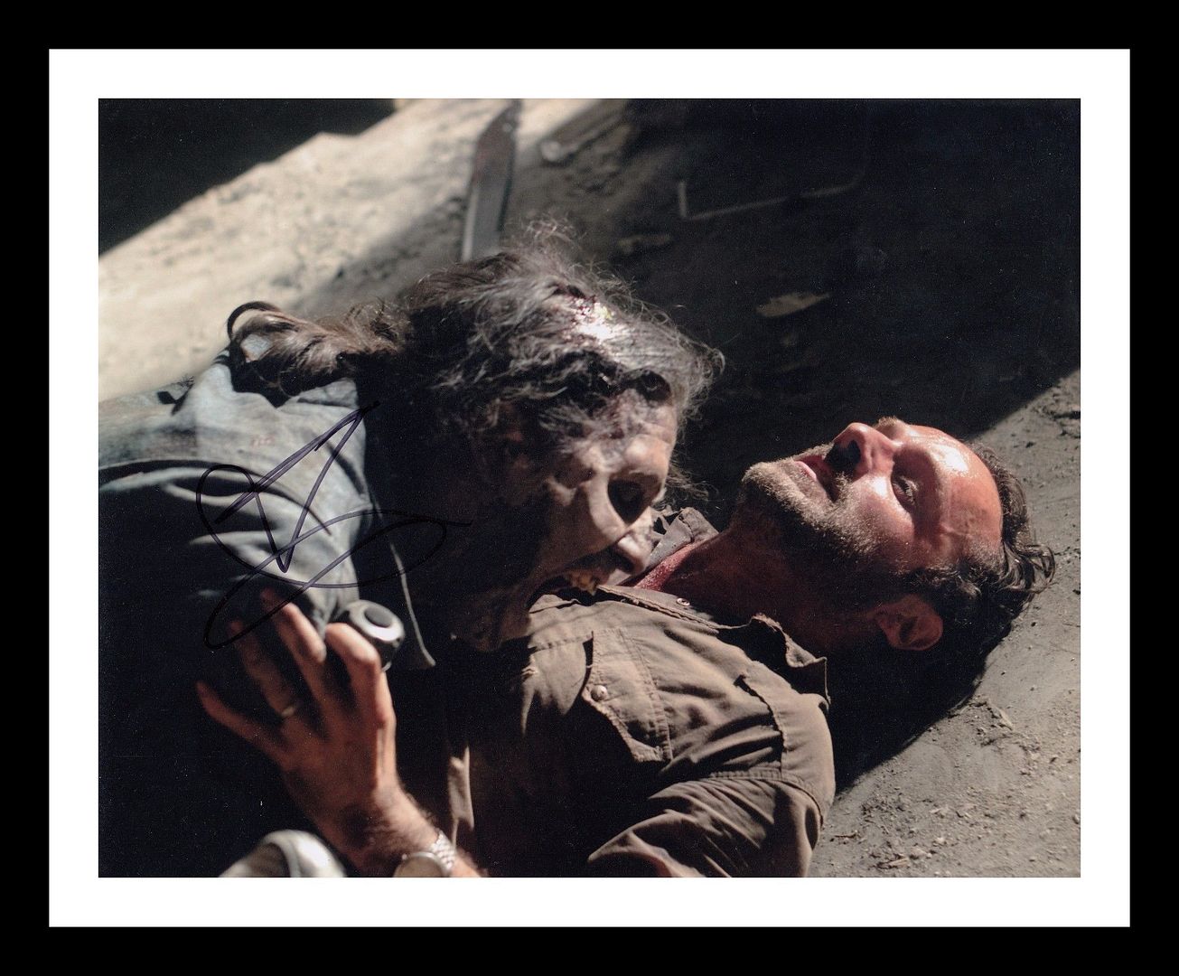 Andrew Lincoln - The Walking Dead Autograph Signed & Framed Photo Poster painting 6