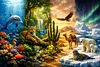 Luxury AB Velvet Diamond Painting Kit - Life on Earth