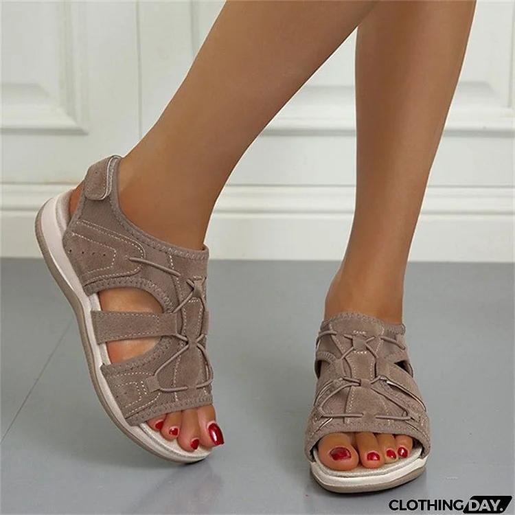 Cozy Open Toe Women's Sports Velcro Sandals for Summer