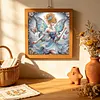 Blue Butterfly Pearl Fairy Special Shaped 5D DIY Partial Drill Diamond Painting Kits for Adults Beginners Home Decor Diamonds Dots Gem Art Kits Diamond Dots Paintings 11.81 X11.81inch